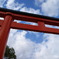 鳥居と空