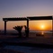 海岸の夕日