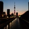 夕暮れのスカイツリー
