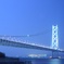 真夜中の明石海峡大橋