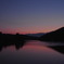湖の夕暮れ