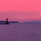 夕暮れ灯台