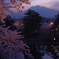 桜と岩木山