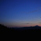 夕暮れの鳥海山