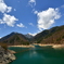 春の龍神湖