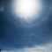 日輪と虹雲