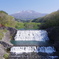 「やまびこ吊り橋」より不忘山を望む