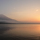 夕暮れの富士山
