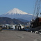 清水港からの富士山