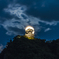 The Gifu castle and the full moon 水無月②