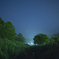 夜空に舞う