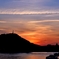 Sunset glow at the Banks of the Danube