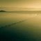 A so Be (湖岸夕景図-4)