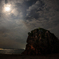月夜の弁天島。