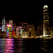 夜の香港島