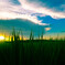 夕暮れ時の景色