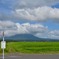 大山を望む