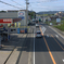 歩道橋の上から