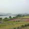 河川敷のテニスコート