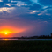 手賀沼の夕日..＃2
