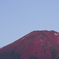 夏の富士山。