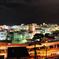 天都山中腹の夜景