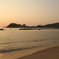 夕方の海岸