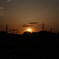 R0015720高架線の向こうの夕日