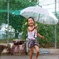 雨に躍る