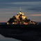 モンサンミッシェルの夜景