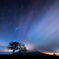 Stars, Clouds & Snow mountain