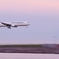 夕暮れ時の着陸