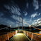 月光夜景、馬木吊橋。