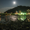 中秋の名月（長良川で）