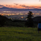 制服と横手と鳥海山　夕景ver