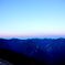燕岳の夜明け