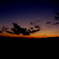空と雲と夕日