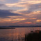 手賀沼の夕焼け20140921