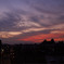 成田線と夕焼け20140921