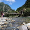 河童橋の下で