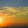 船上からの夕日