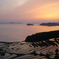 夕焼け棚田　遠景