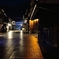 竹原　夜の町並み