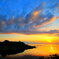 象潟夕景　２
