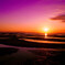 夕日に染まる真玉海岸 ００１