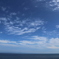 海の青　空の青