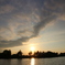 しのつ湖の夕暮れ