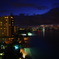 ビーチの夜景