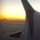 機中からの富士山