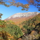 鍵かけ峠からの大山紅葉